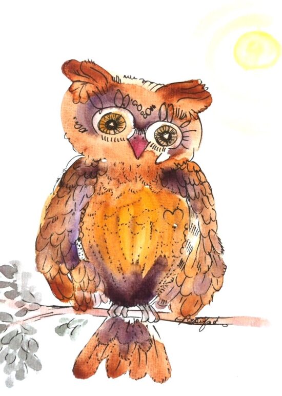 Burnished Brio Woot owl