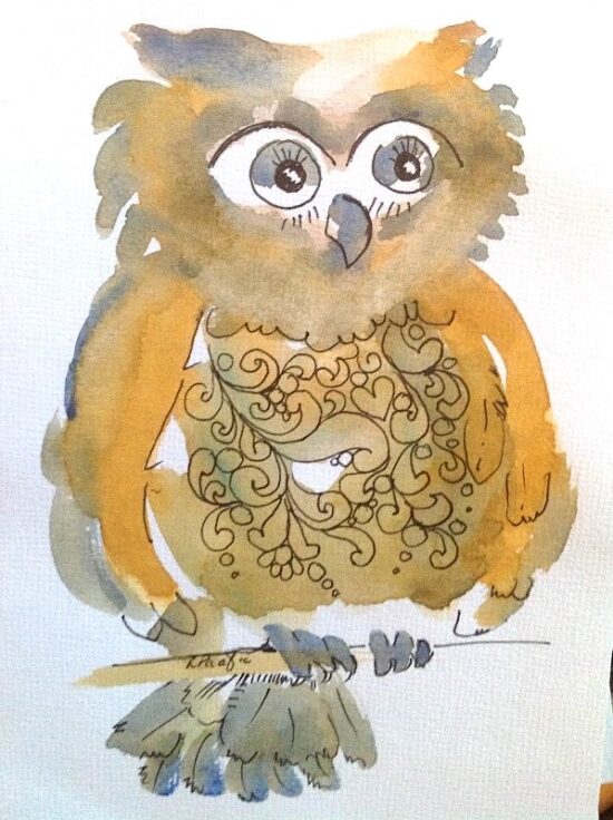 Cute Sittindare Woot Owl